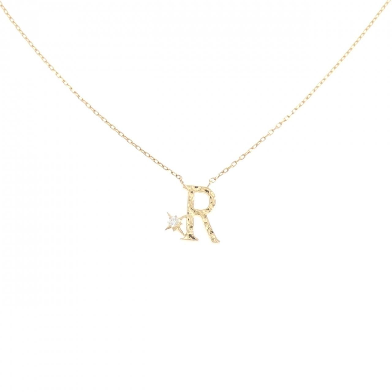 スタージュエリー イニシャル ネックレス 0.01CT - メルカリ 
