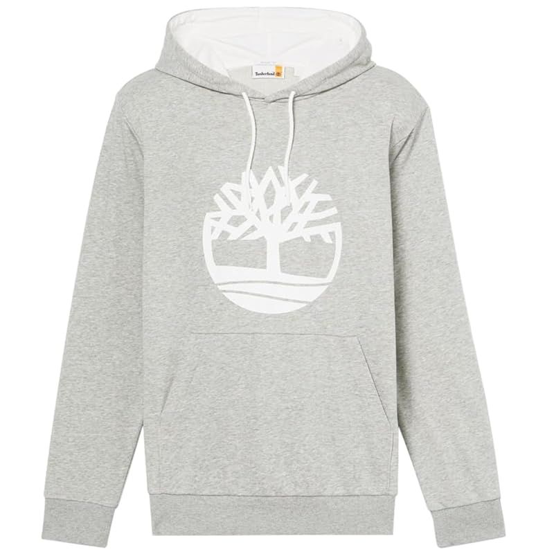 Timberland ティンバーランド ツリー ロゴ ループバック フーディー メンズ TB0A6AZ40521 ミディアムグレーヘザー S