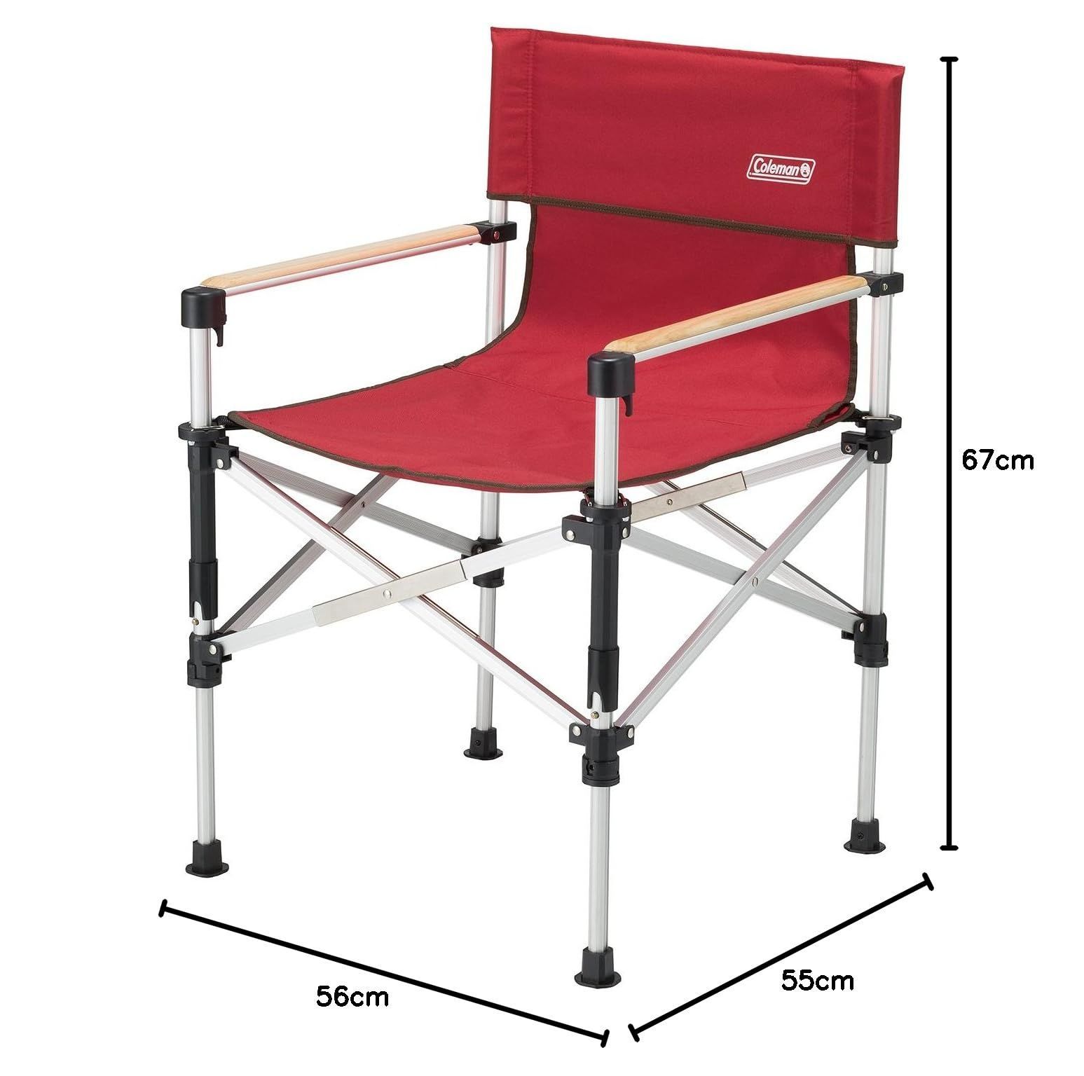 色: レッド】コールマンColeman チェア ツーウェイキャプテンチェア レ