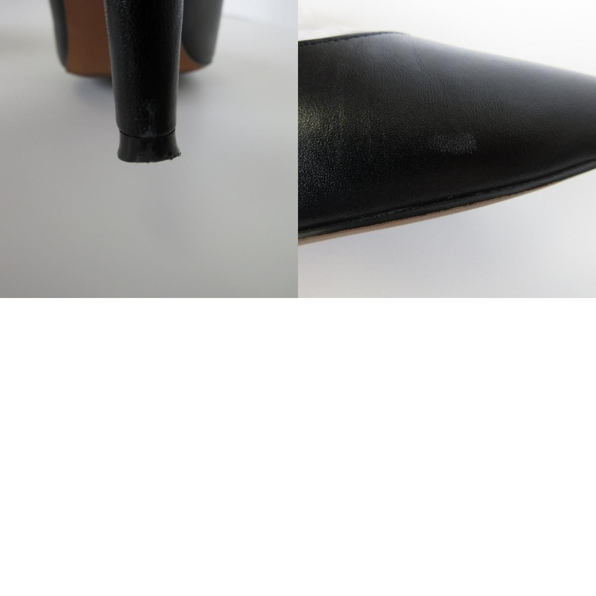 良品 COLE HAAN コールハーン レザー ポインテッドトゥ パンプス