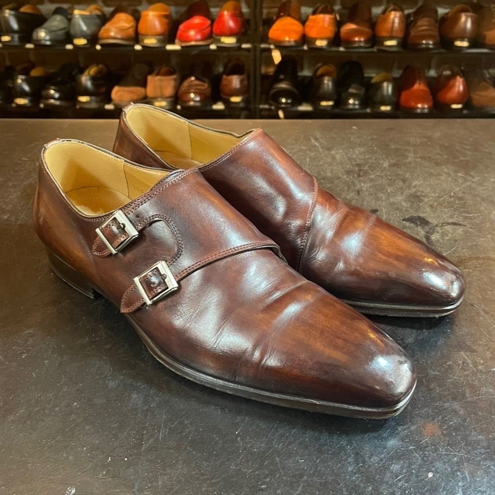 MAGNANNI マグナーニ ダブルモンクストラップ サイズ40 - メルカリ