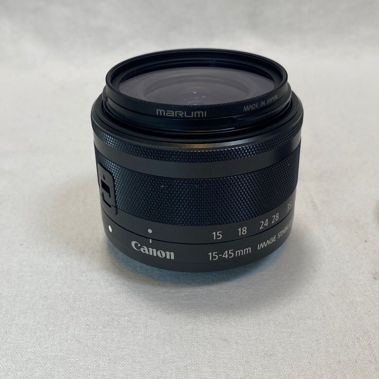 美品】Canon/EF-M/15-45mm/F3.5-6.3/IS/STM/ズームレンズ/ミラー