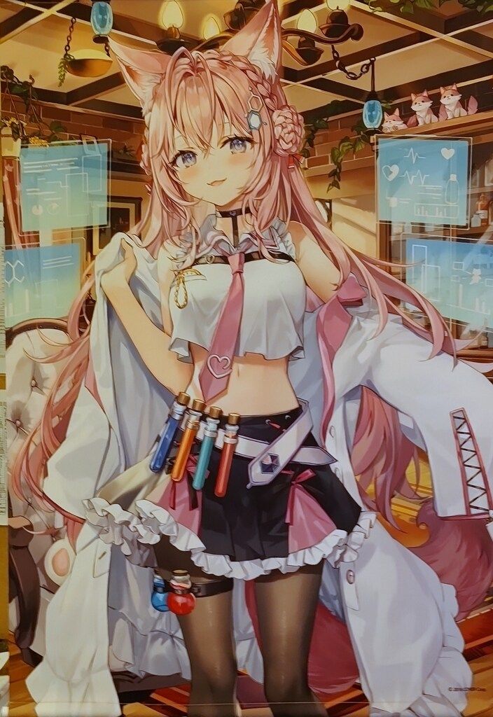 タペストリー　博衣こより いつもそばにB2タペストリー 「バーチャルYouTuber ホロライブ 博衣こより 誕生日記念2022」 Amazon.co.jp: 博衣こより 誕生日記念2022 「いつもそばに」B2