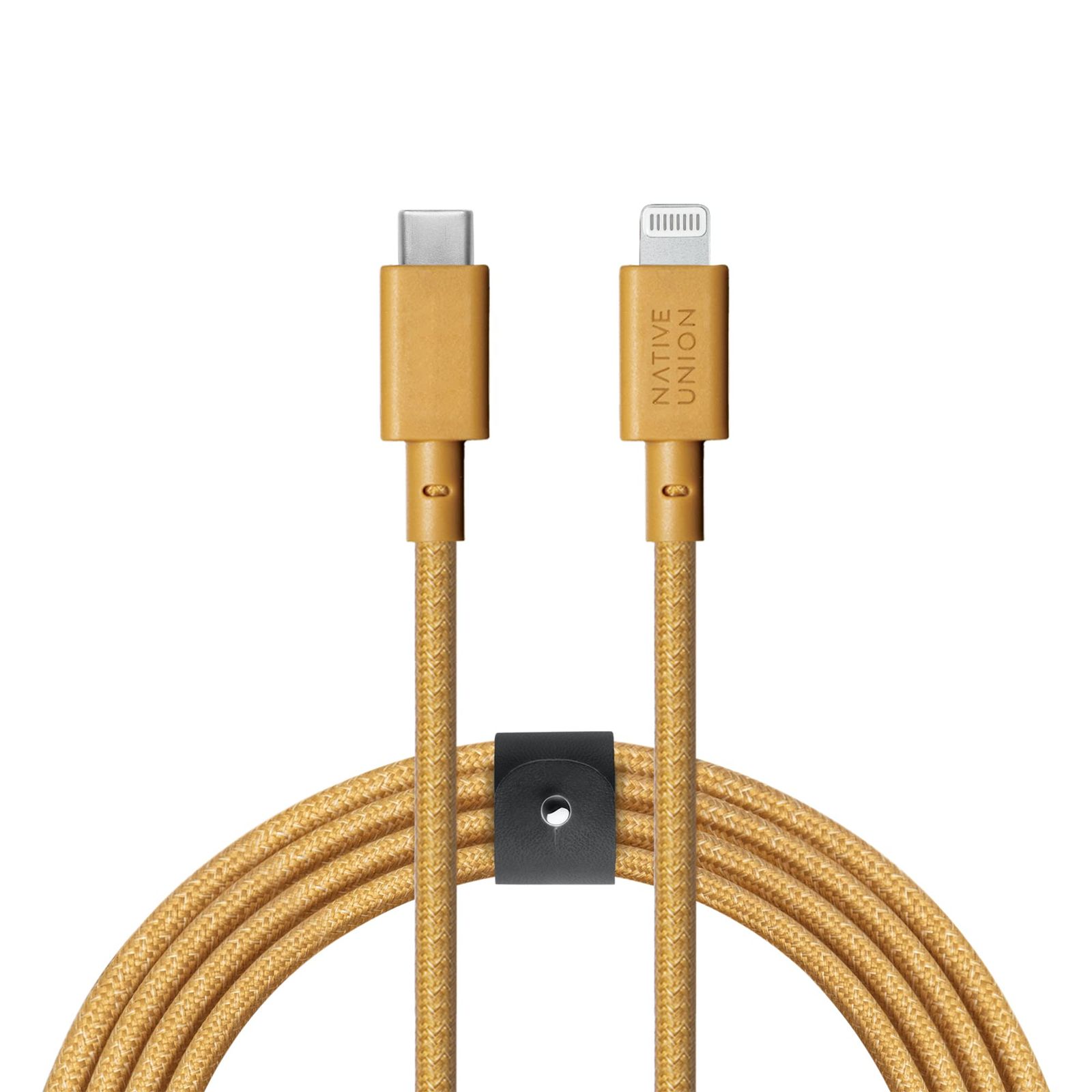 【特価商品】iPhoneiPad対応 MFi認証 急速充電ケーブル データ同期 3メートル ライトニング to USB-C Cable Kraft Belt ネイティブユニオン UNION NATIVE