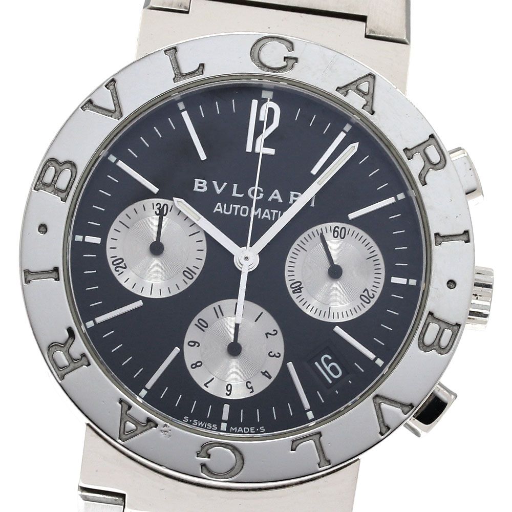 ブルガリ BVLGARI BB38SSCH ブルガリブルガリ クロノグラフ 自動巻き メンズ_841377