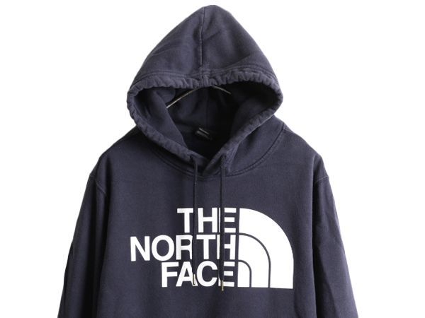 THE NORTH FACE ノースフェイス パーカー ビッグロゴ プリント S