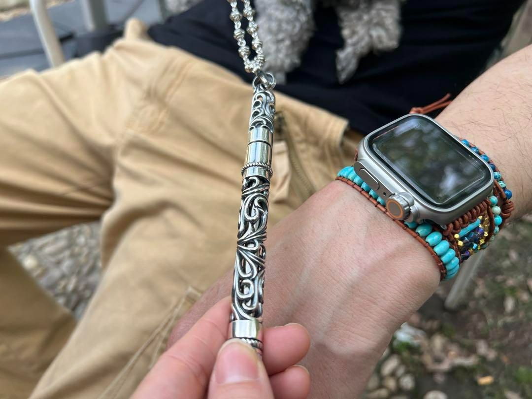 925刻印有 重厚シルバーペンダントとしても使えるペン