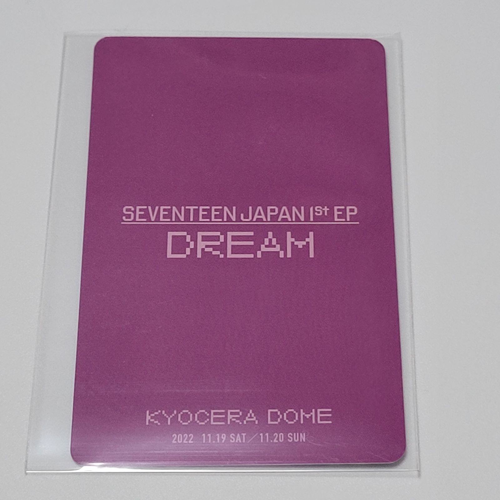 SEVENTEEN 公式 トレカ DREAM 大阪 京セラ 会場限定 ジョシュア
