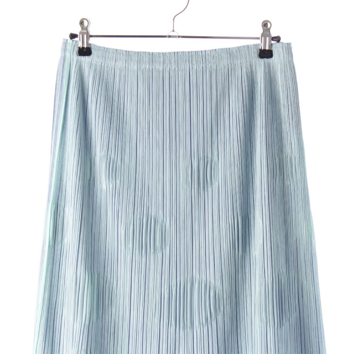 プリーツプリーズ イッセイミヤケ レイヤード ドット柄 ロング  