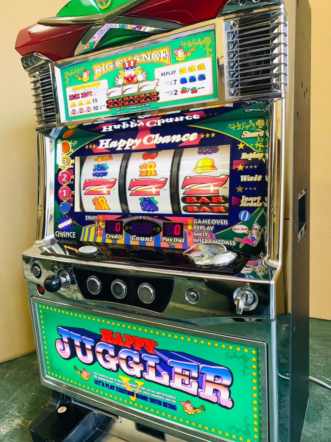 送料無料】ハッピージャグラーVII KK 実機 コイン不要機付き - メルカリ