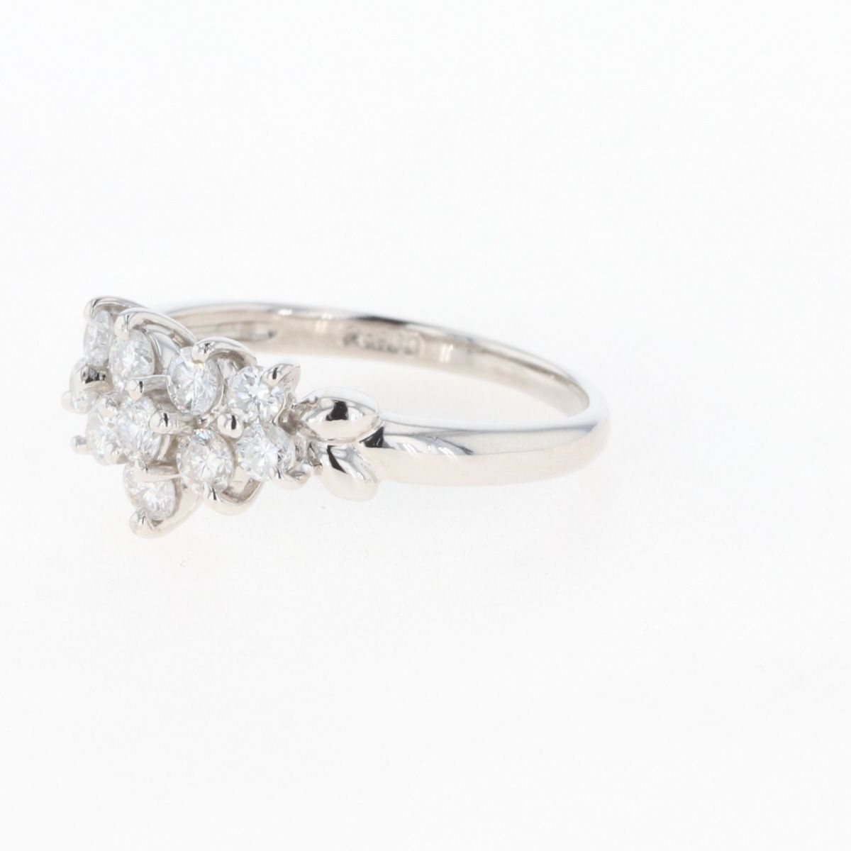 正規販売店 ダイヤモンド デザインリング プラチナ 指輪 メレダイヤ