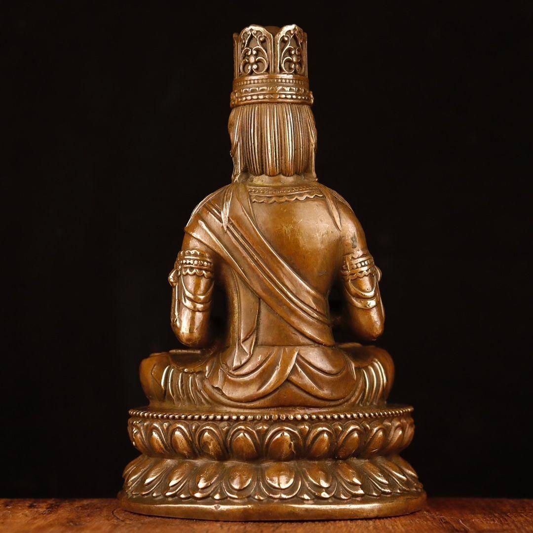銅製 大日如来仏像 置物 仏堂 装飾品 工芸品 美術品 置物 密教大日如来仏像 工芸品 美術品 置物 - メルカリ