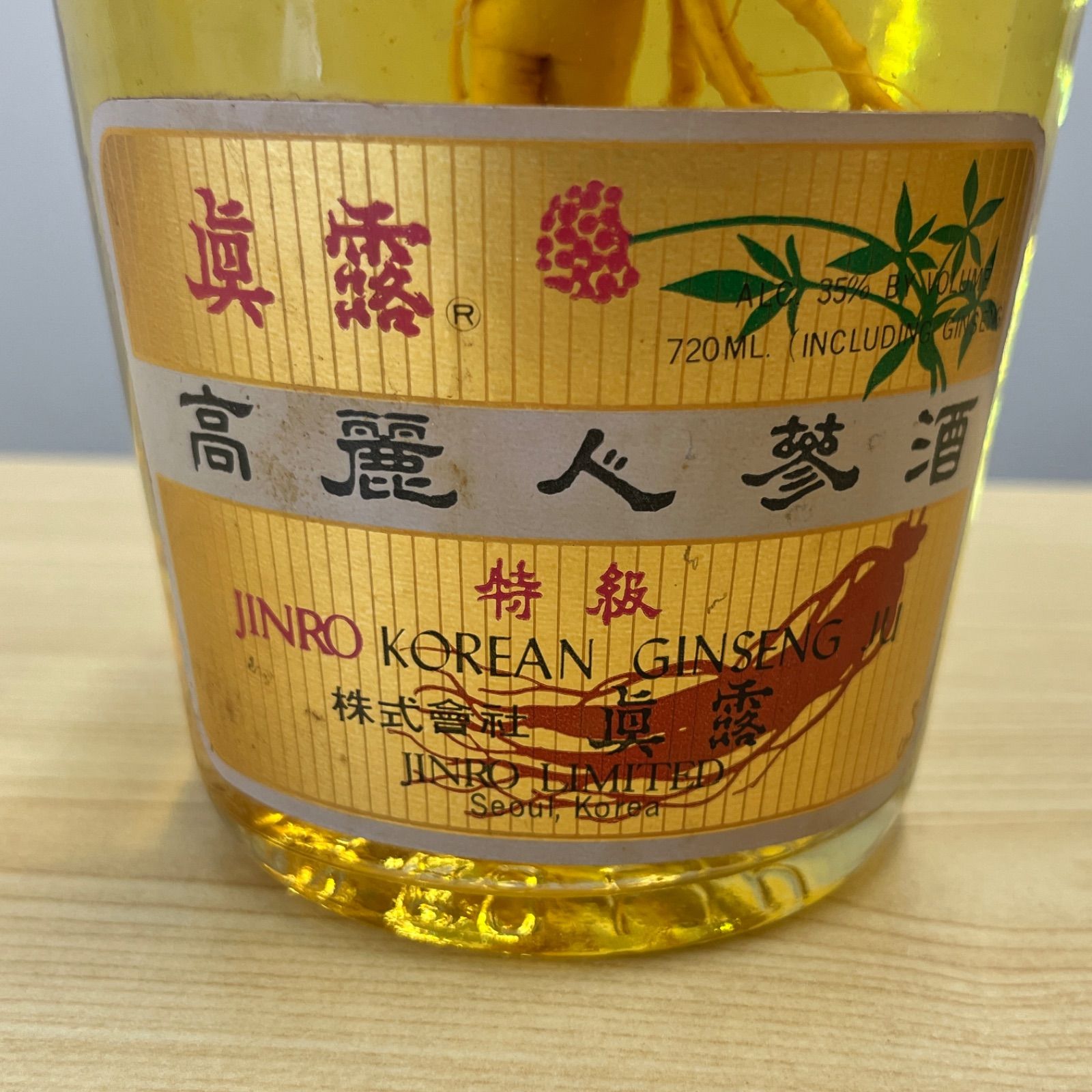 新品・未開封】眞露 高麗人参酒 720ML ALC30％ - メルカリ