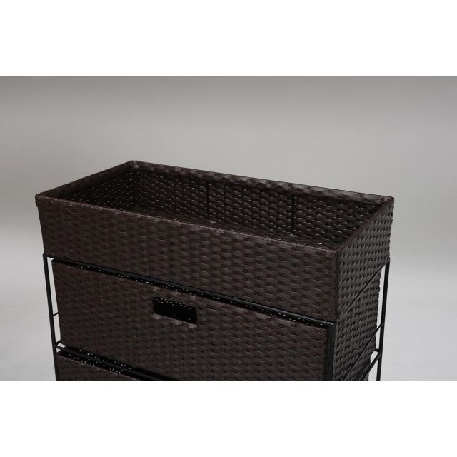 萩原 Hagihara RAN-2416DBR ランドリー 新生活 インテリア 家具おしゃれ