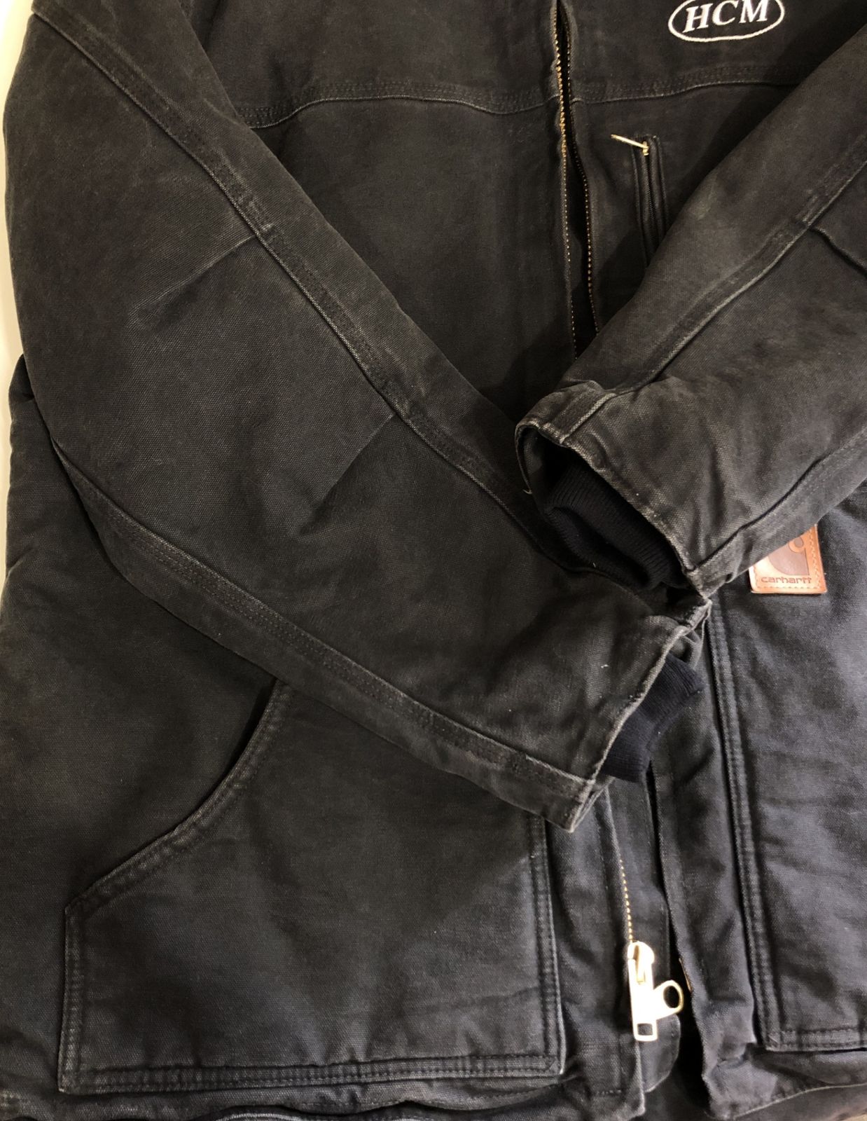 CARHARTT カーハート C61 BLK リッジコート ダックジャケット 裏地ボア
