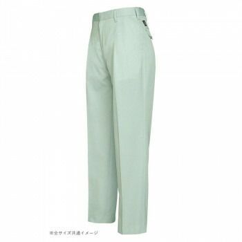 アイトス ワークパンツ 2タック アースグリーン 005 76 6362