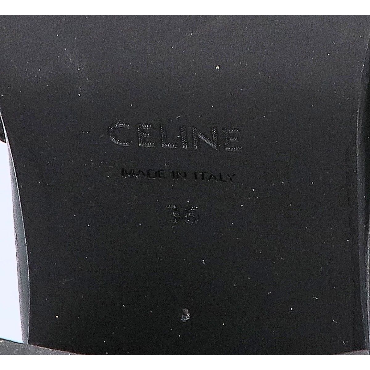 CELINE セリーヌ TESS トリオンフ レザー ヒール ローファー| 36 KIN-KAAI_COM