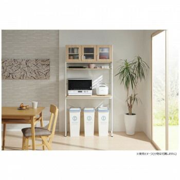 弘益 KOEKI UTILITY ルナ キッチンラック ナチュラル KR930NA