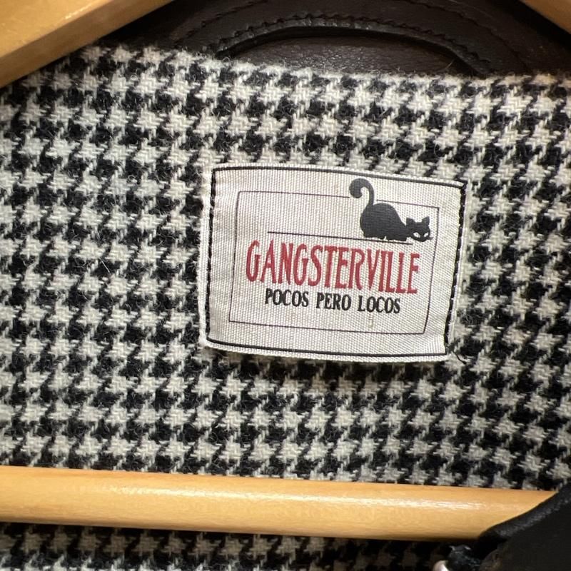 GANGSTERVILLE ギャングスタービル ジャケット、上着 レザージャケット カウハイド レザー シングル ライダースジャケット グラッドハンド ウィアード