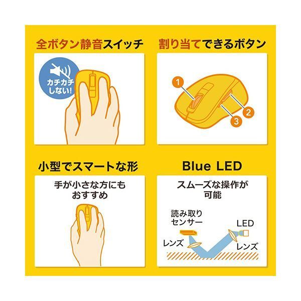 （まとめ）サンワサプライ 静音Bluetooth5.0 ブルーLEDマウス レッド MA-BTBL162R 1個〔×3セット〕 まとめ）サンワサプライ 静音Bluetooth5.0 ブルーLEDマウス レッド MA