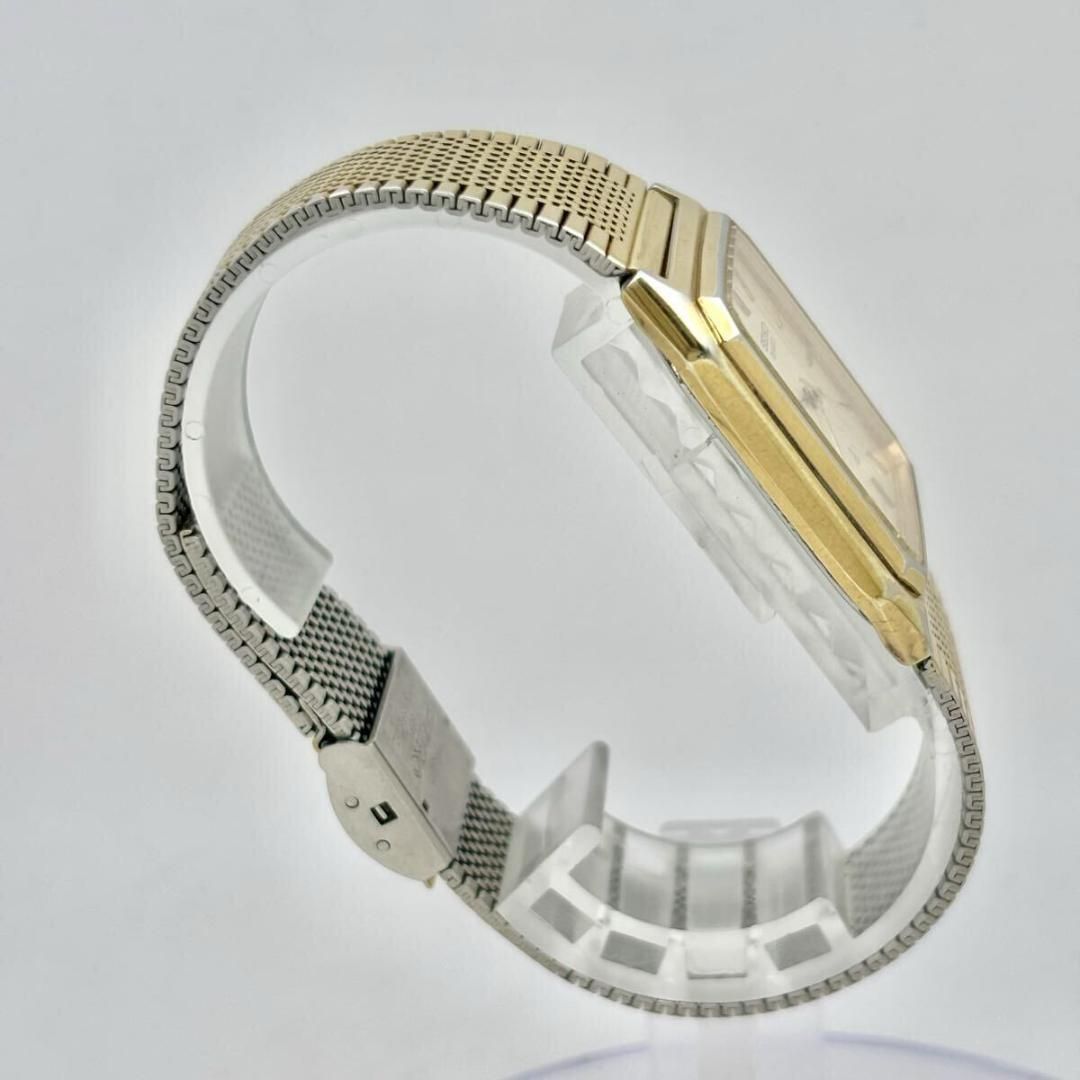 新品電池】 SEIKO セイコー メンズ 腕時計 ゴールド オクタゴン - メルカリ