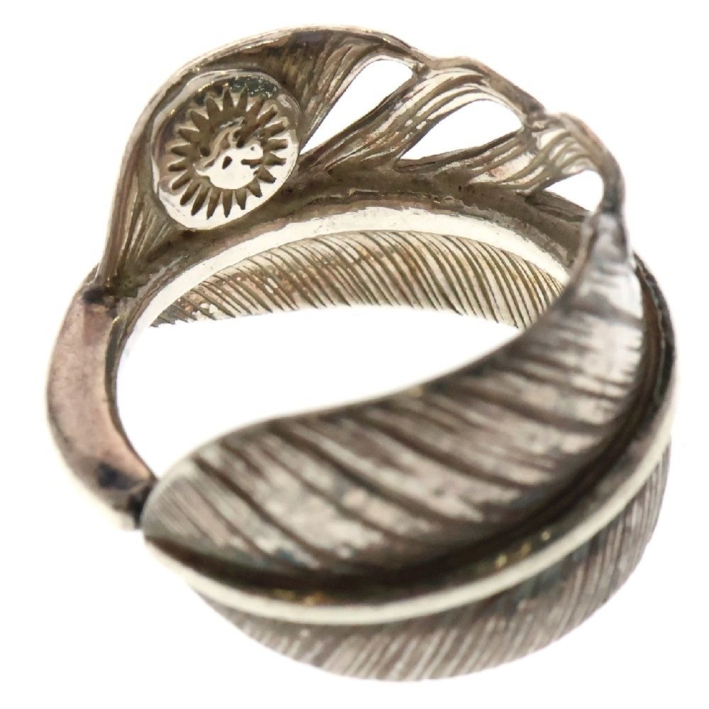 WINGROCK ウィングロック シルバーK18ダブルフェザー リング 9号 WINGROCK ウィングロック シルバーK18ダブルフェザー リング 9号