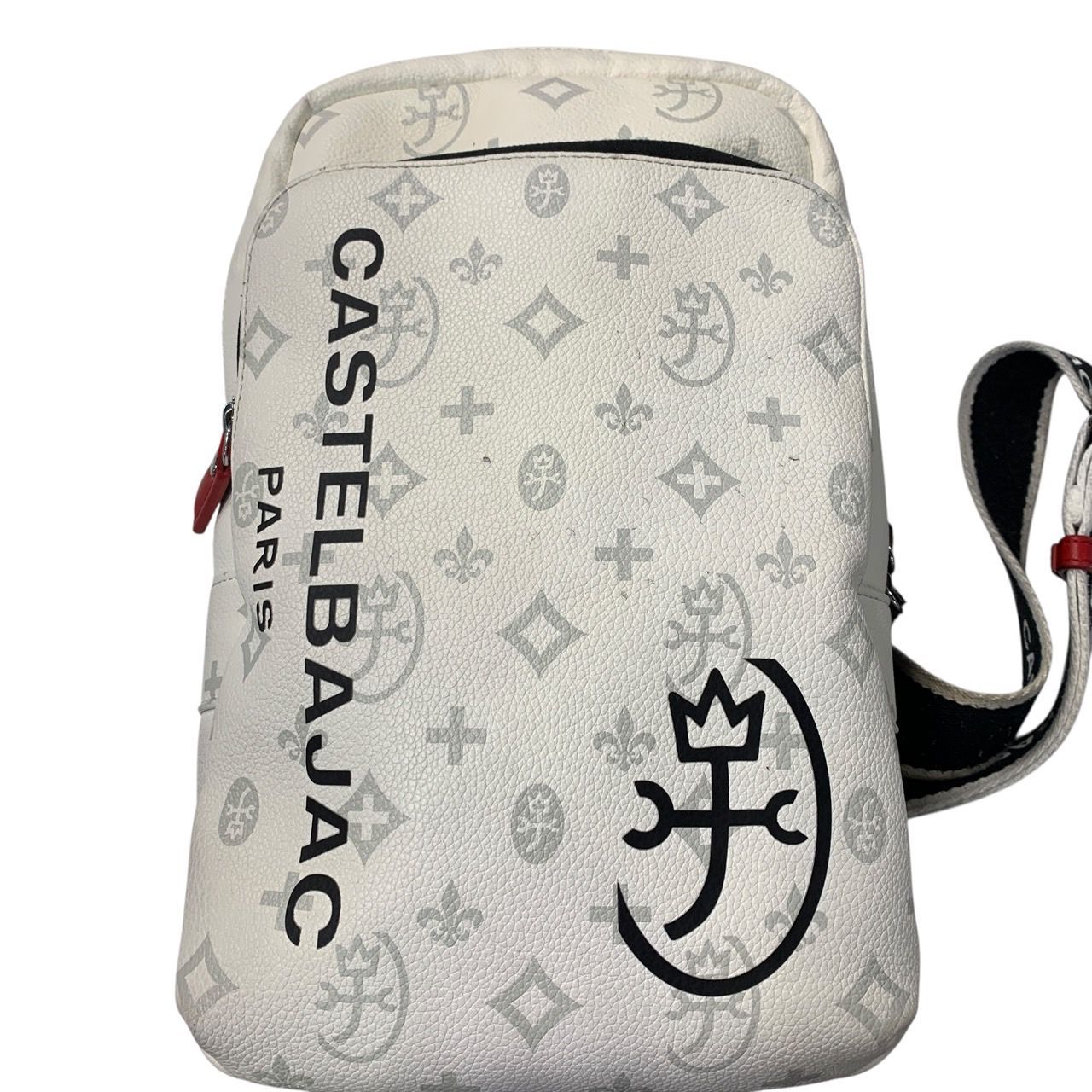 【極美品！】カステルバジャック ショルダーバッグ ワンショルダー 黒 総柄 | [カステルバジャック] ボディバッグ ワンショルダーバッグ