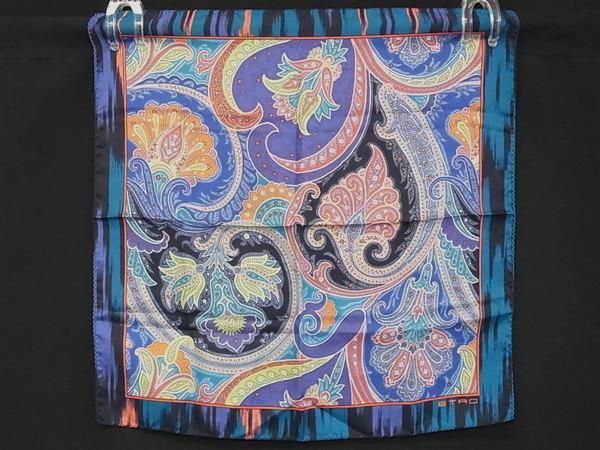 □極美品□ ETRO エトロ ペイズリー柄 ハンカチーフ ポケット