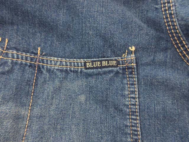 聖林公司　オールインワン　つなぎ　　パッチワーク ブルーブルー BLUE BLUE デニム オールインワン つなぎ ワーク