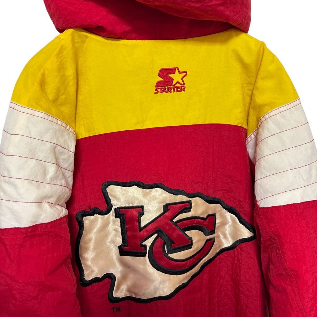 STARTER】 NFL チーフス 中綿入りアノラックパーカー S-3085 - メルカリ