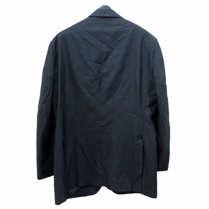 アクアスキュータム 現行タグ　2ピース　セットアップスーツ　ネイビー　L　背抜き アクアスキュータム(Aquascutum) スーツ その他のメンズスーツ