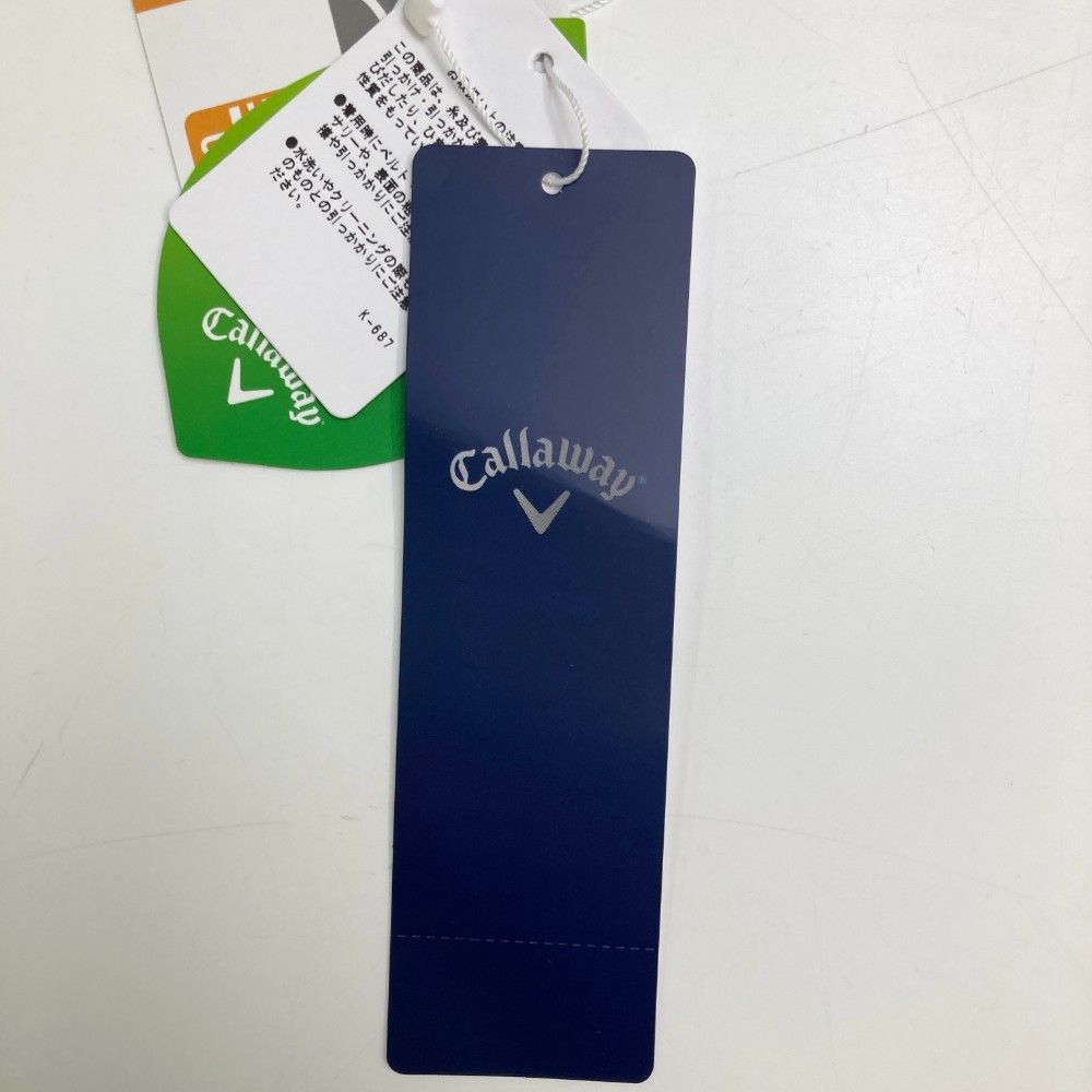 サイズ：L CALLAWAY キャロウェイ  フロントプリント ハイネック 半袖Tシャツ  ホワイト系 [240101415261] ゴルフウェア レディース ストスト サイズ：L CALLAWAY キャロウェイ フロントプリント ハイネック