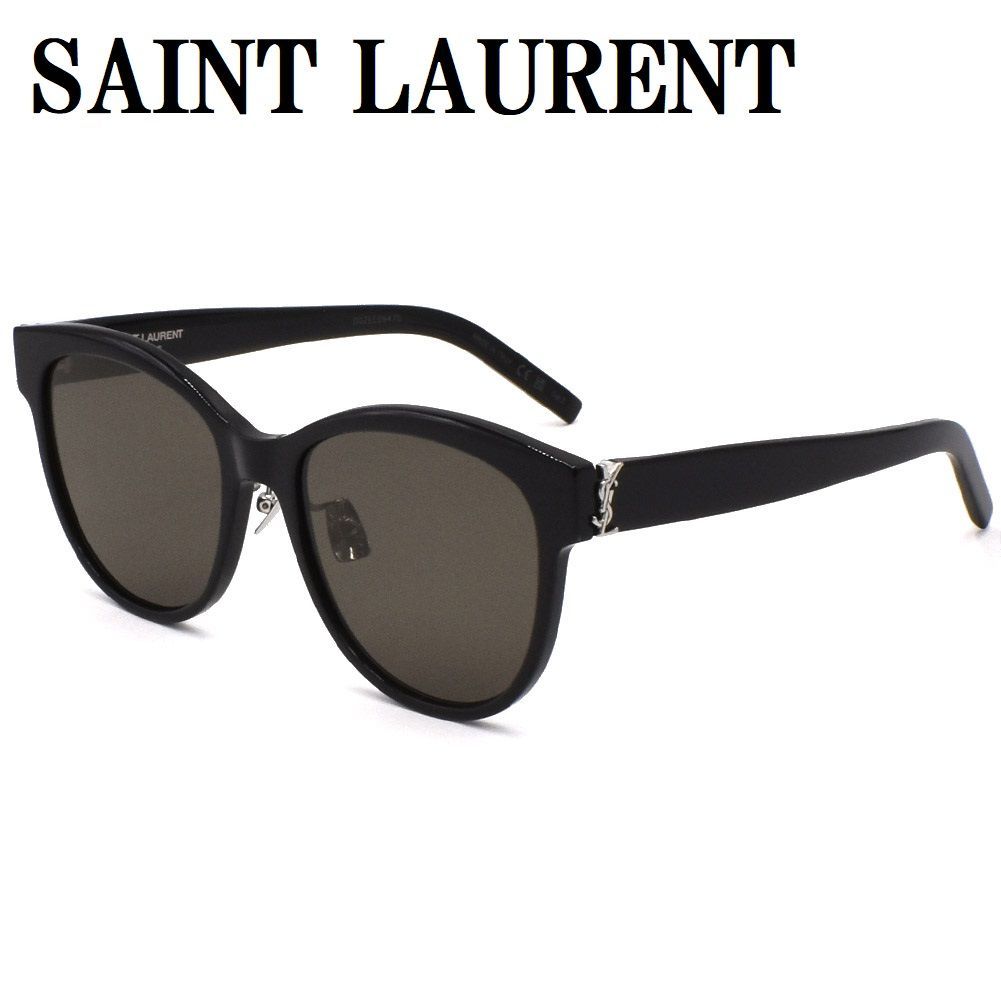 サンローラン SAINT LAURENT SLM107K 001 サングラス アジアンフィット アイウェア メガネ 眼鏡 UVカット 紫外線カット メンズ レディース ブラック