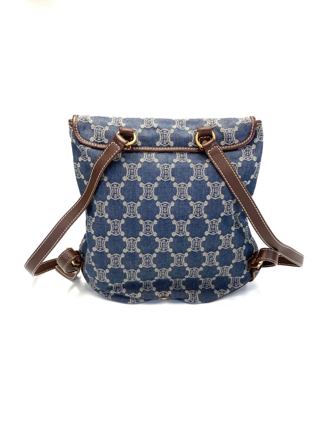 CELINE パリマカダム デニム地 リュック バックパック 9540 CELINE セリーヌ パリマカダム デニム地 リュック バックパック