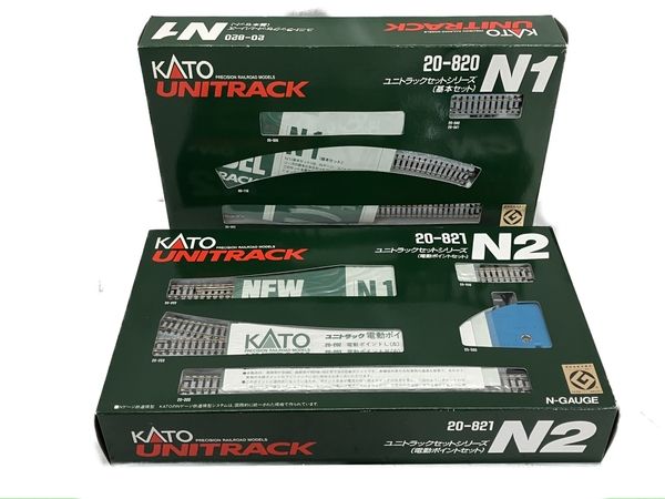 KATO 20-820 20-821 ユニトラック 基本 電動ポイントセット 鉄道模型 N