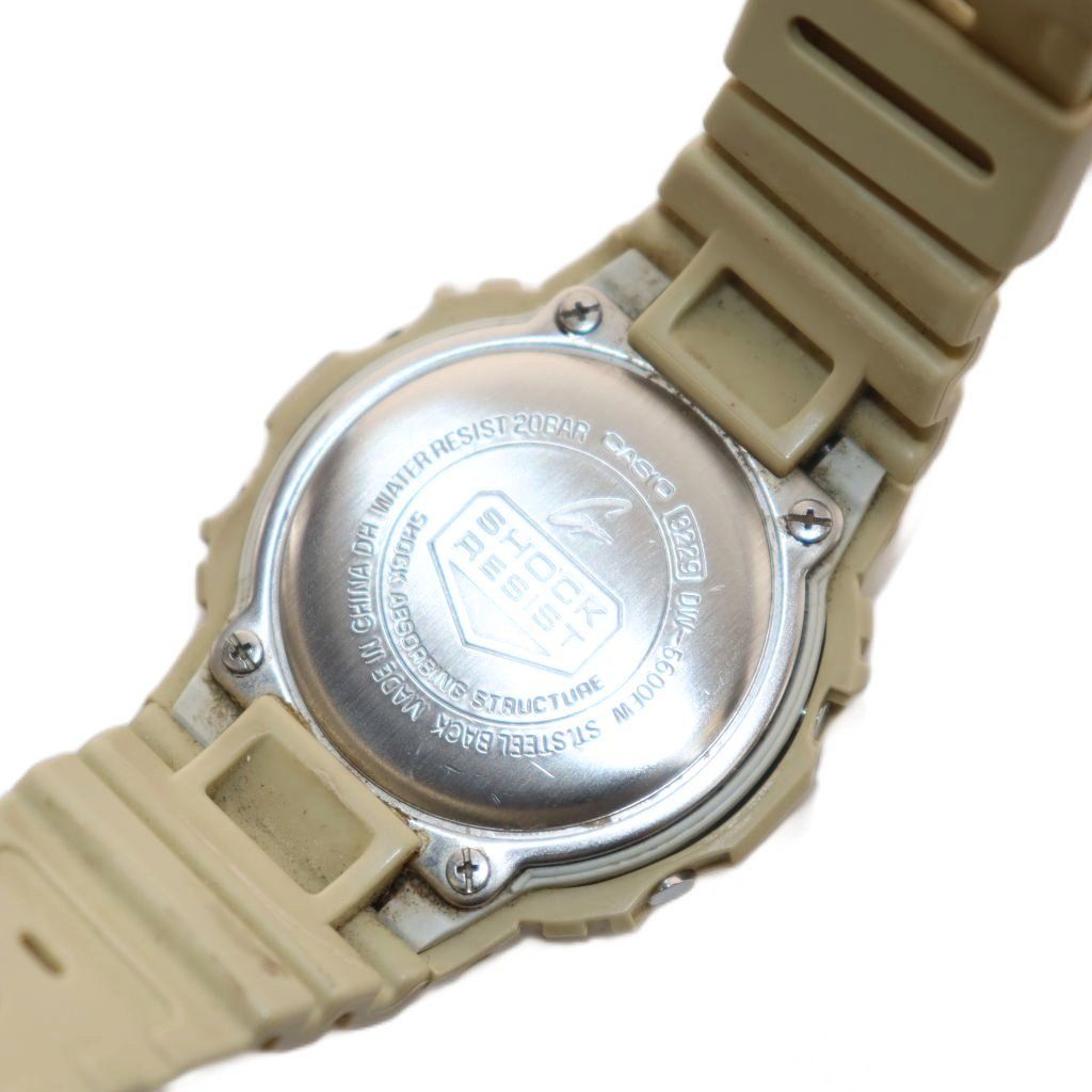 CASIO G-SHOCK デジタル腕時計 ベージュ 5600ew 箱付き CASIO G-SHOCK デジタル腕時計 ベージュ 5600ew 箱付き - メルカリ