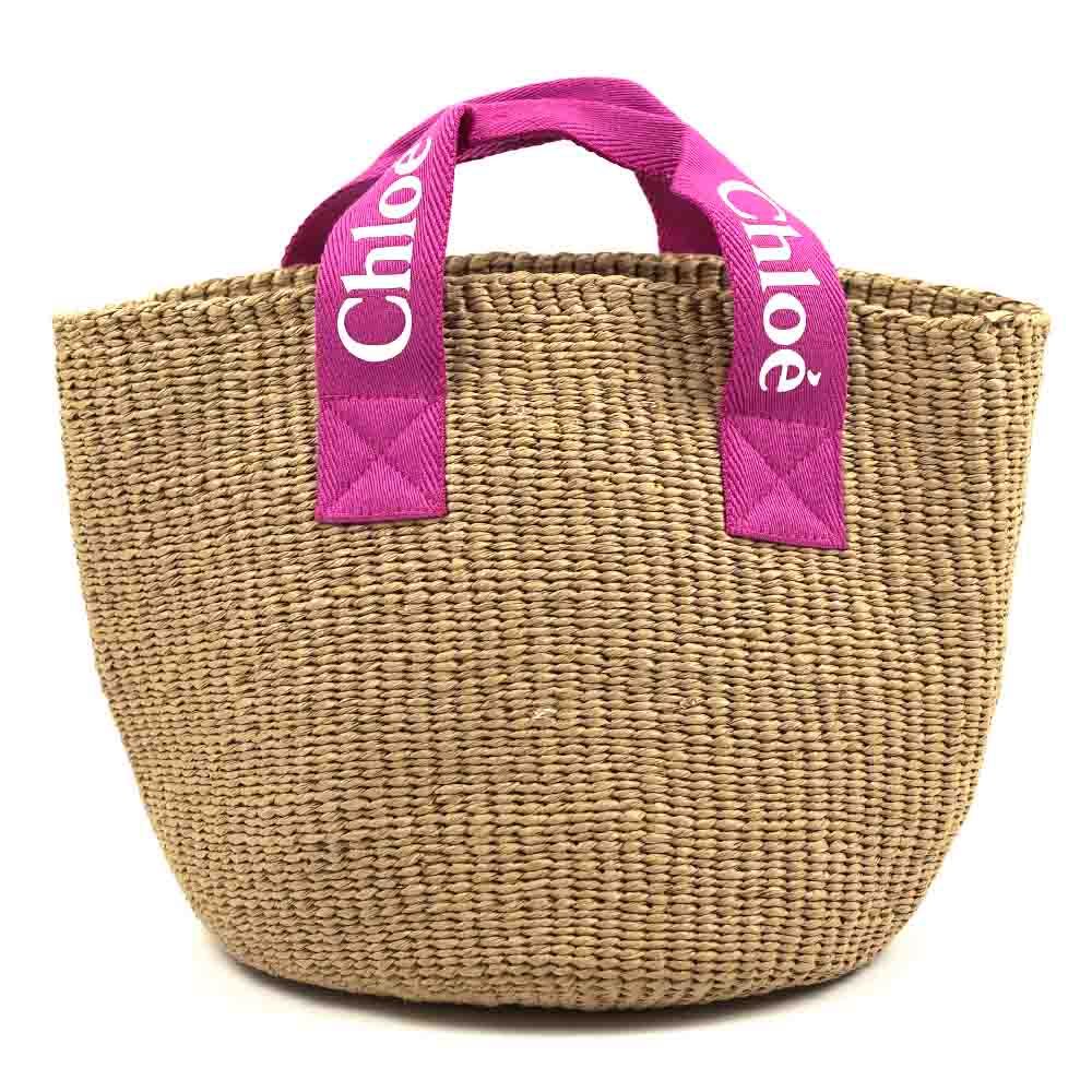 クロエ キッズ バッグ ハンドバッグ かごバッグ レディース ピンク Chloe Kids x Mifuko KID GIRL PINK C 20045-49 L-PINK