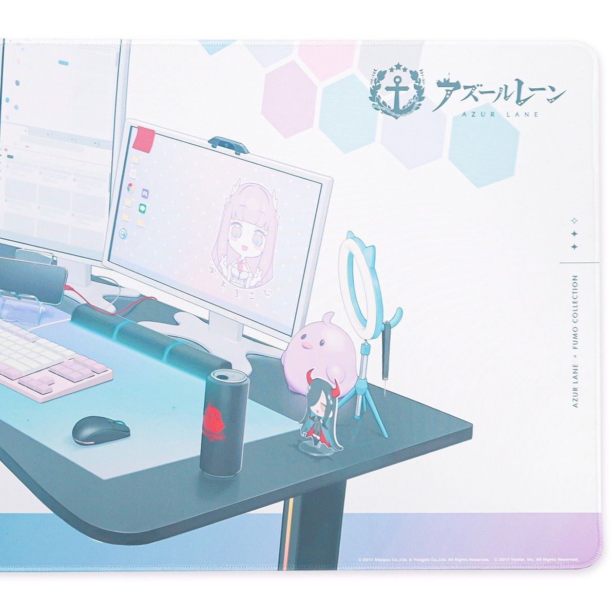 未開封品】ふもコレ×アズールレーン マウスパッド ウルリッヒ・フォン