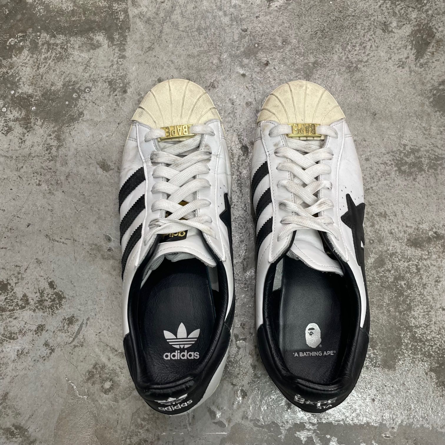 A BATHING APE adidas Originals Superstar 80s GZ8980 コラボ A BATHING APE adidas Originals Superstar 80s GZ8980 コラボ