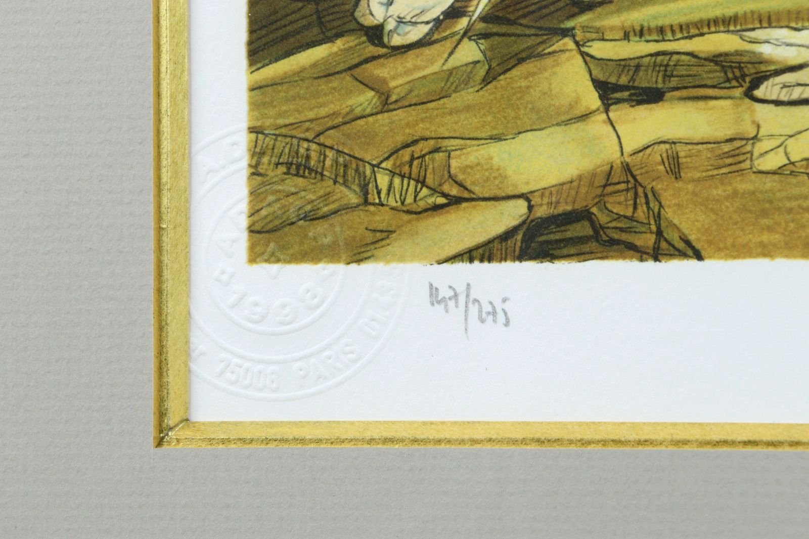正規品）棟方志功リトグラフ東急百貨店制作絵画版画 正規は品）棟方志功『花深処韻妃図』リトグラフ青森県出身絵画