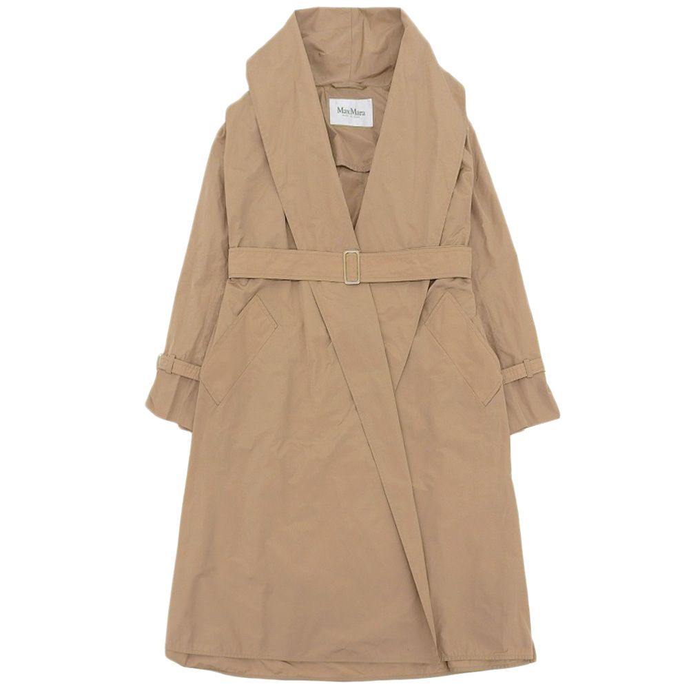 美品 Max Mara マックスマーラ シルクブレンド ショールカラー 
