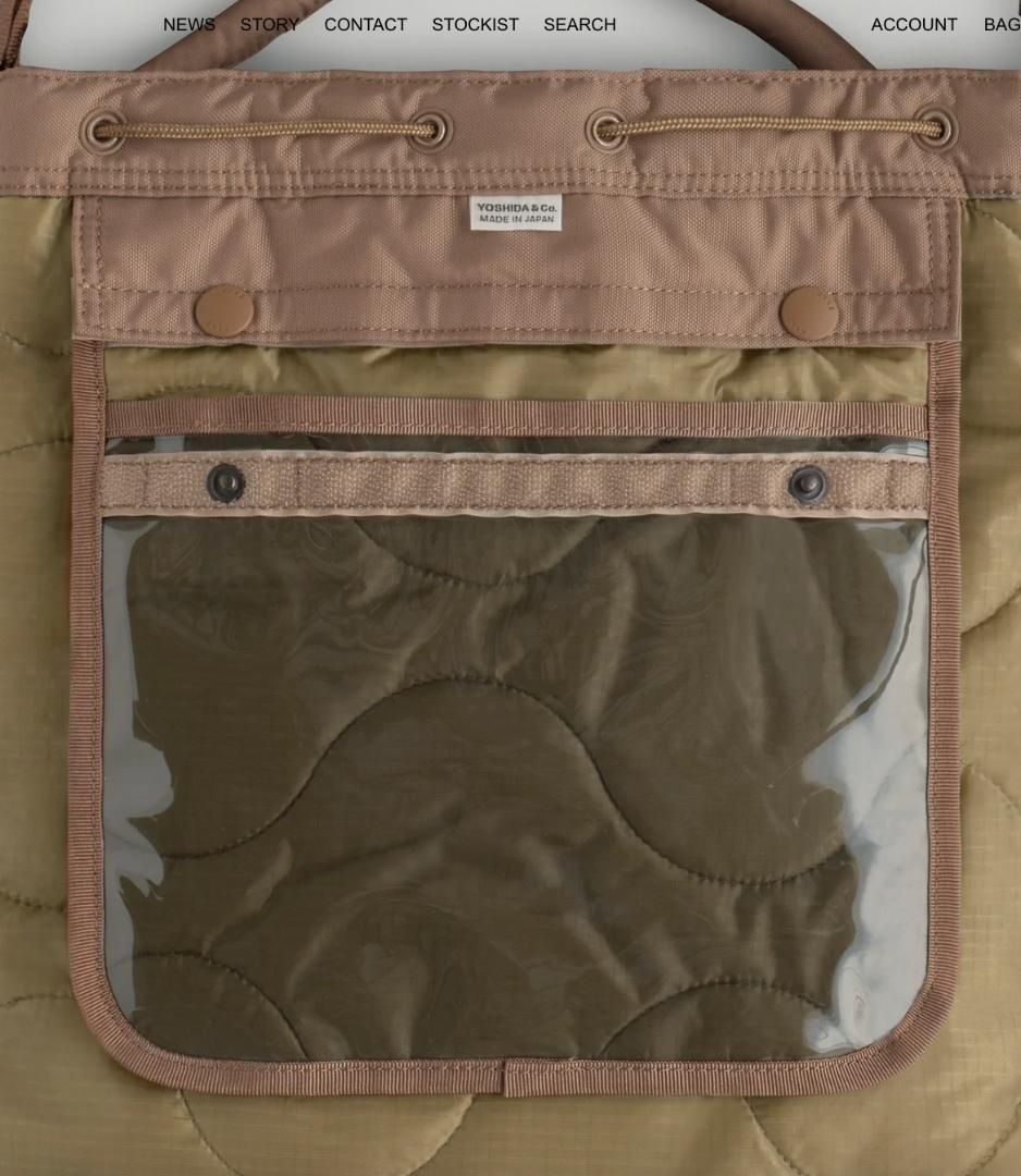 PORTER × HYKE 2WAY TOOL BAG Sand STONE L - メルカリ