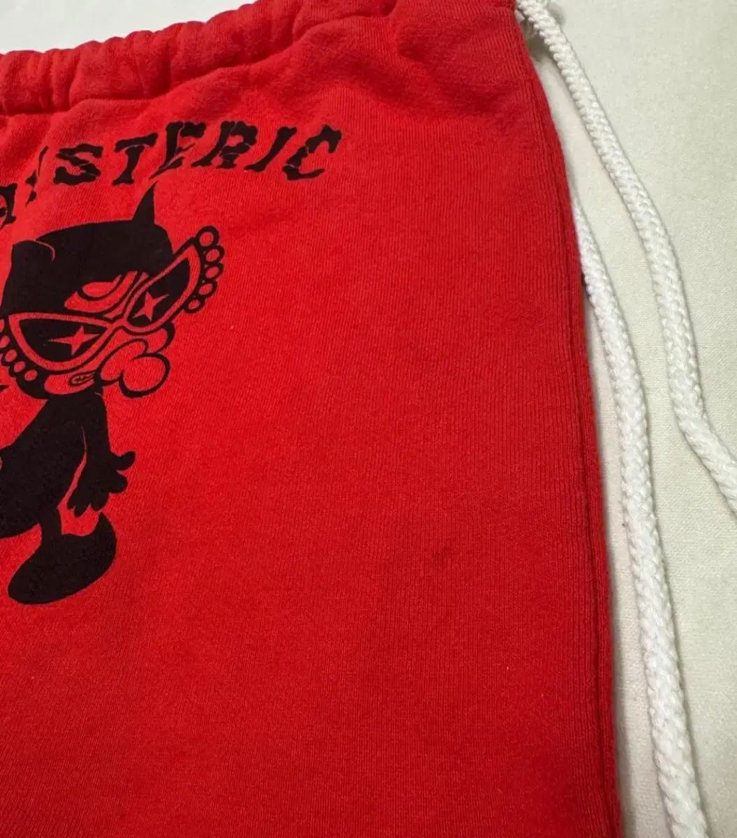 HYSTERIC GLAMOUR ナップサック リュック 赤 ヴィンテージ HYSTERIC GLAMOUR（ヒステリックグラマー）の「RIP-STOP