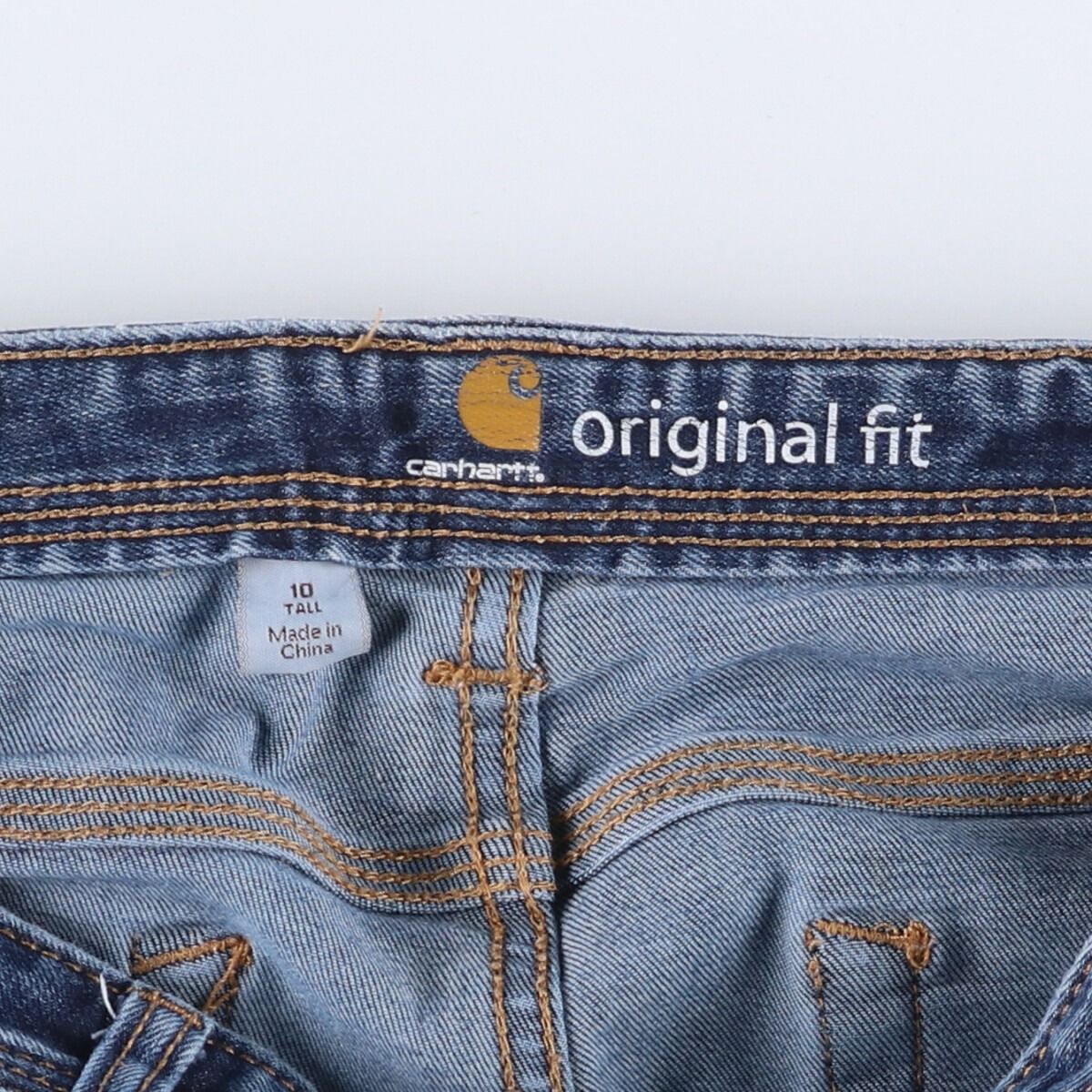 カットデニムパンツ レディースXL
