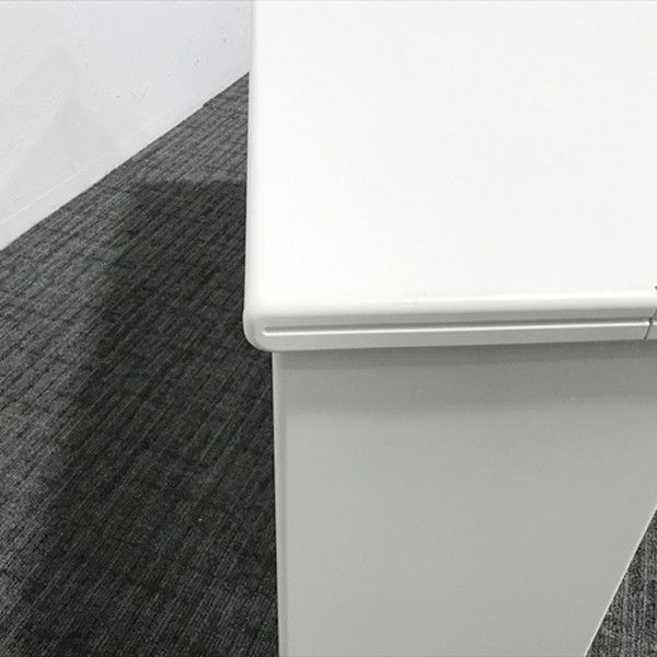 品質も絶対に保証！ 平デスク SH2 引出し付 オフィスデスク W1200 プラス ホワイト