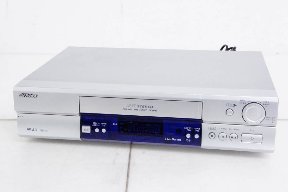 中古】JVC Victorビクター ビデオカセットレコーダー HR-B13 VHS
