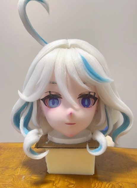 ☆即納 全頭マスク カツラ付き ロック付き NO.310 ドール ヘッド