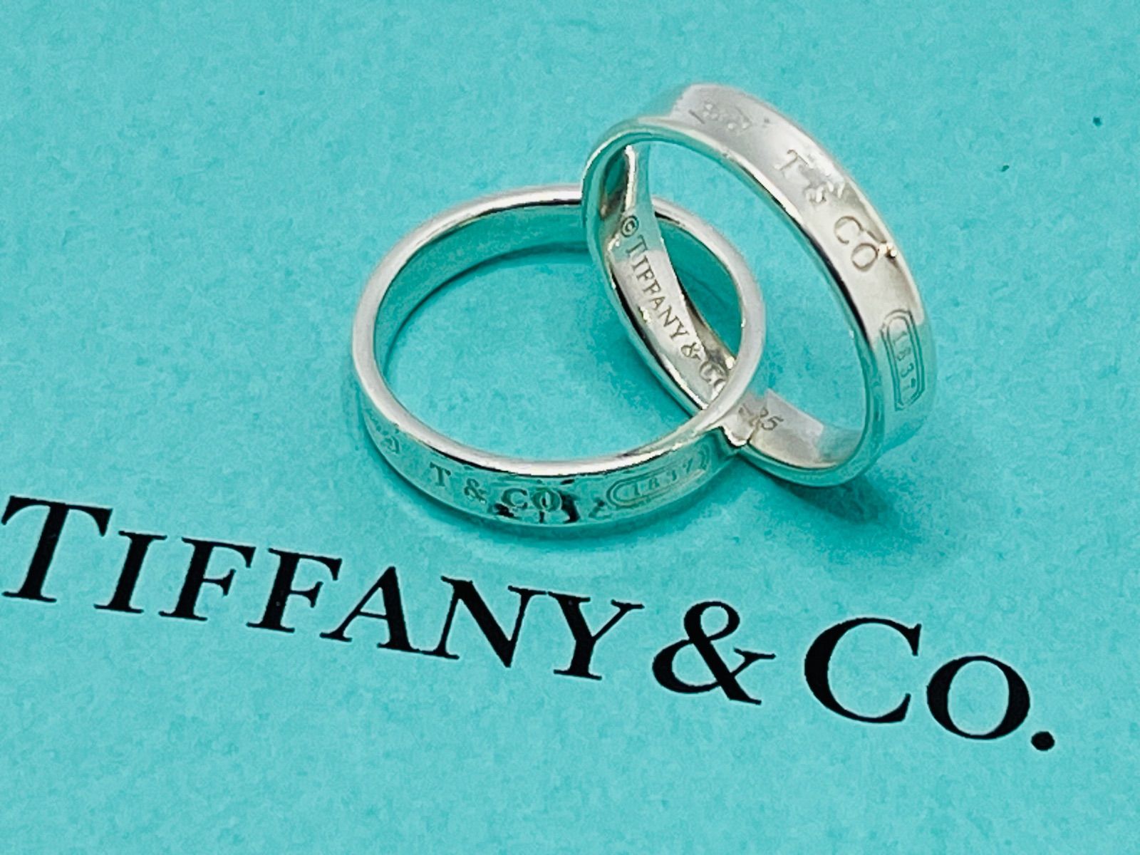 Tiffany ティファニー　1837 インターロッキング　ダブルリング TIFFANY&Co[ティファニー] 1837 インターロッキング サークル