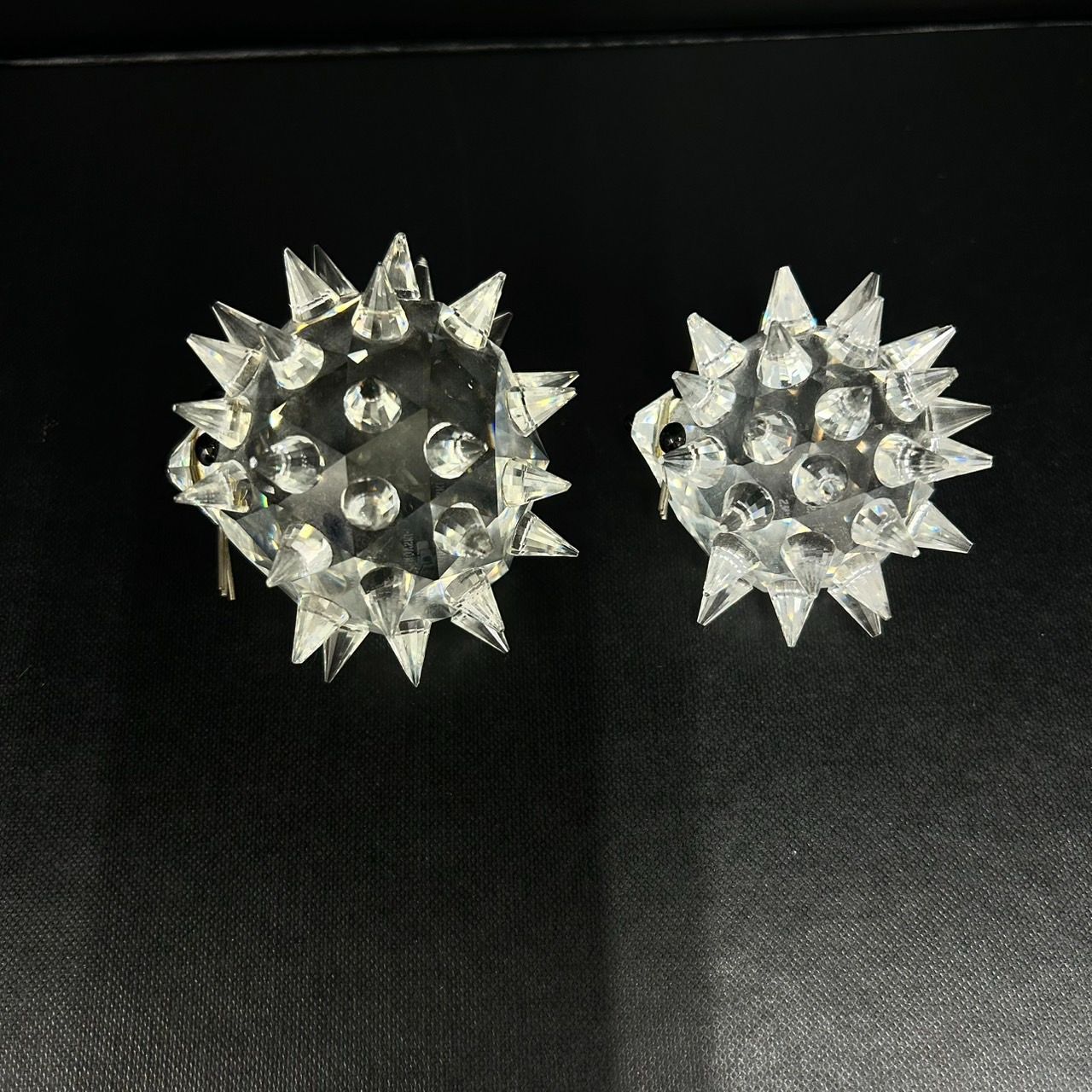 スワロフスキー SWAROVSKI ハリネズミ オブジェ 置物 フィギュリン