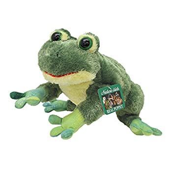 【中古】(未使用･未開封品)オーロラ ワールド ぬいぐるみ ボディーパペット カエル (鳴き声サウンド入)